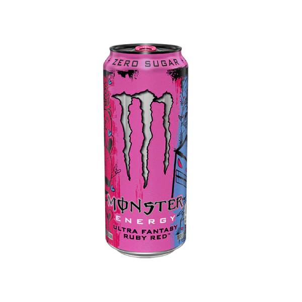 0.5L MONSTER ULTRA FANTASY RUBY RED