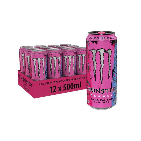0.5L MONSTER ULTRA FANTASY RUBY RED PAKET (12 komada)