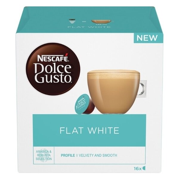 187G INSTANT KAFA NESCAFE DOLCE GUSTO FLAT WHITE*