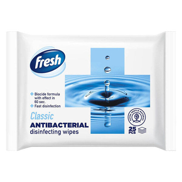 25/1 FRESH ANTIBAKTERIJAL VLAŽNA MARAMICA CLASSIC*