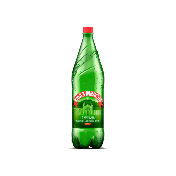 1.75L KNJAZ MILOS VODA GAZIRAN
