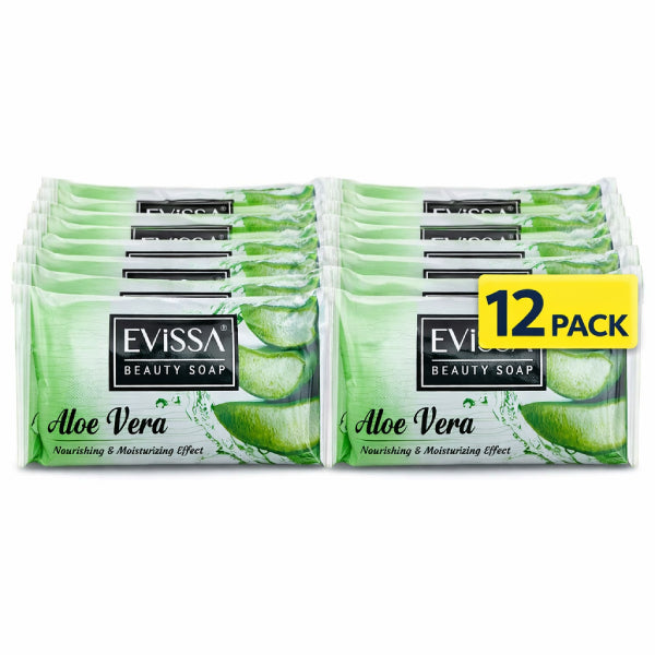 100G EVISSA SAPUN ALOE VERA PAKET (12 komada)