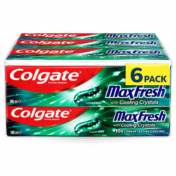 100ML COLGATE MAX FRESH CLEAN MINT PAKET (6 komada)
