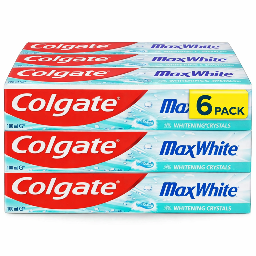 100ML COLGATE MAX WHITE CRISTAL PAKET (6 komada)