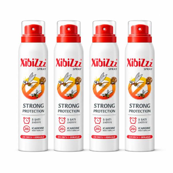 100 ML XIBIZ STRONG PROTECTION IKARIDIN AEROSOL SPREJ PAKET (4 komada)