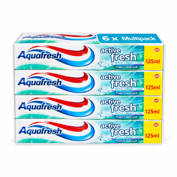 125ML AQF PASTA ZA ZUBE ACTIVE FRESH PAKET (6 komada)
