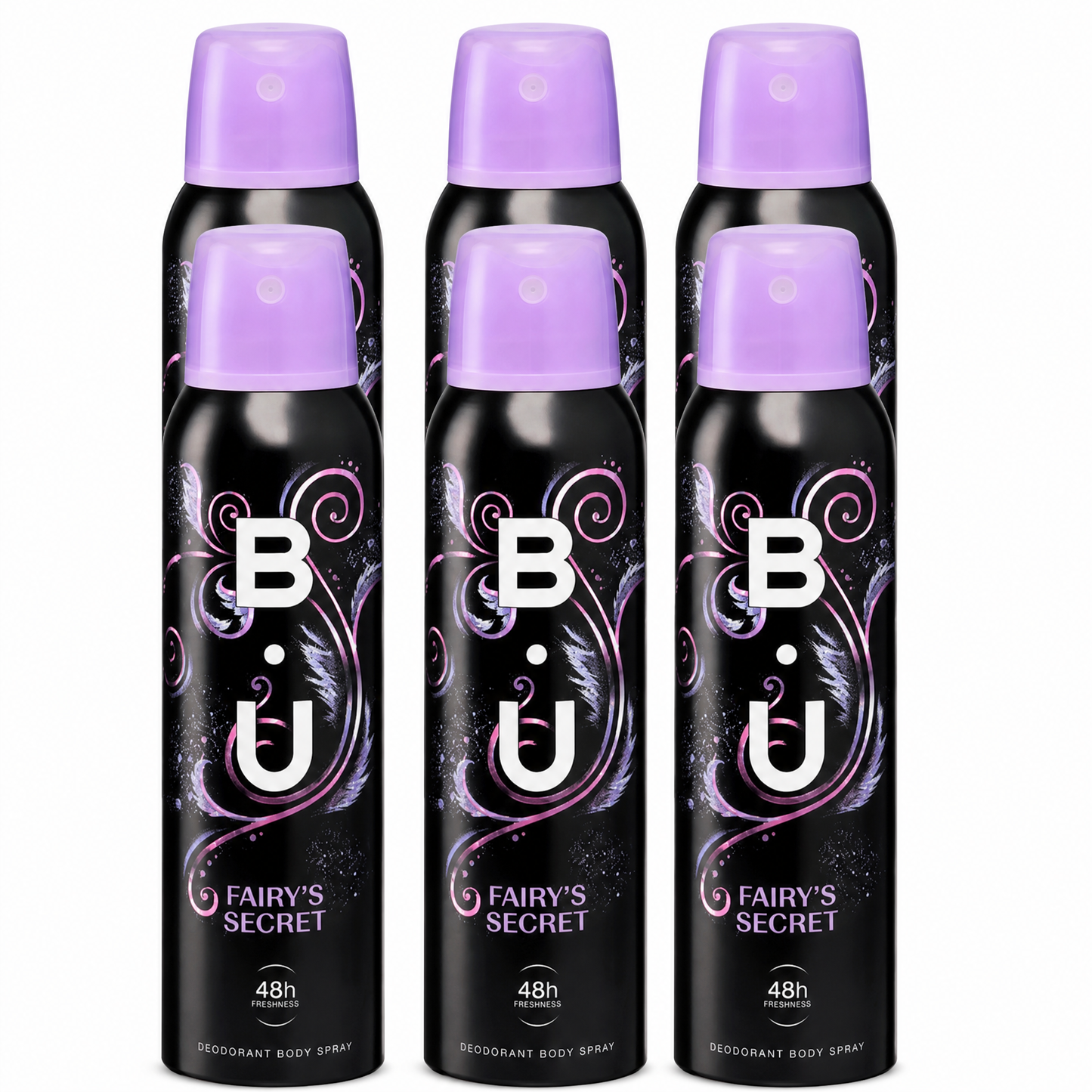 150ML BU DEO FAIRY SECRET PAKET (6 komada)