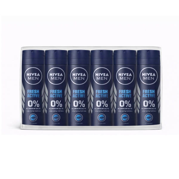 150ML NIVEA MEN DEO FRESH ACTIVE PAKET ( 6 komada)