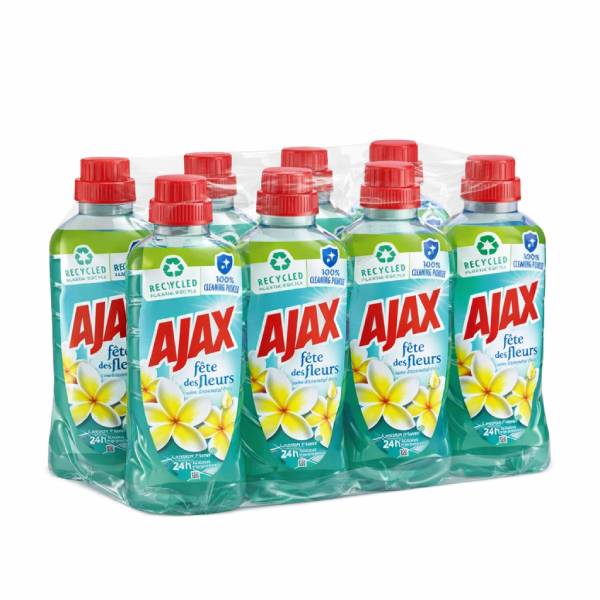 1L AJAX ZA PODOVE LAGOON FLOWERS PLAVI PAKET (6 komada)