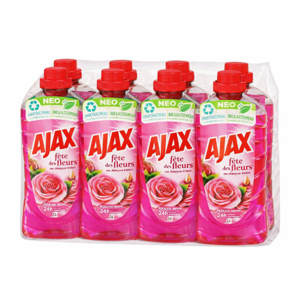 1L AJAX ZA PODOVE MORNING ROSE PAKET(6 komada)