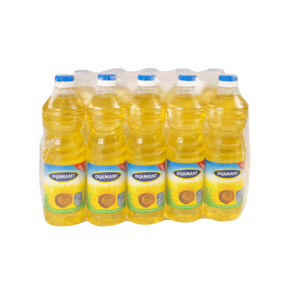 1L DIJAMANT JESTIVO RAFINISANO SUNCOKRETOVO ULJE Paket (15 Komada)