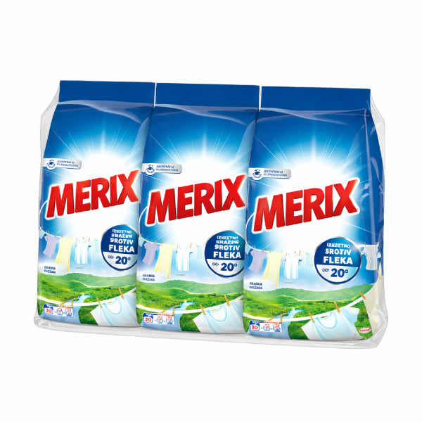 2.25KG MERIX PRAŠAK GORSKA SVEŽINA PAKET (3 komada)