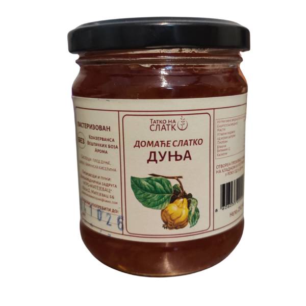 212ML DOMAĆE SLATKO OD DUNJE TATKO NA SLATKO