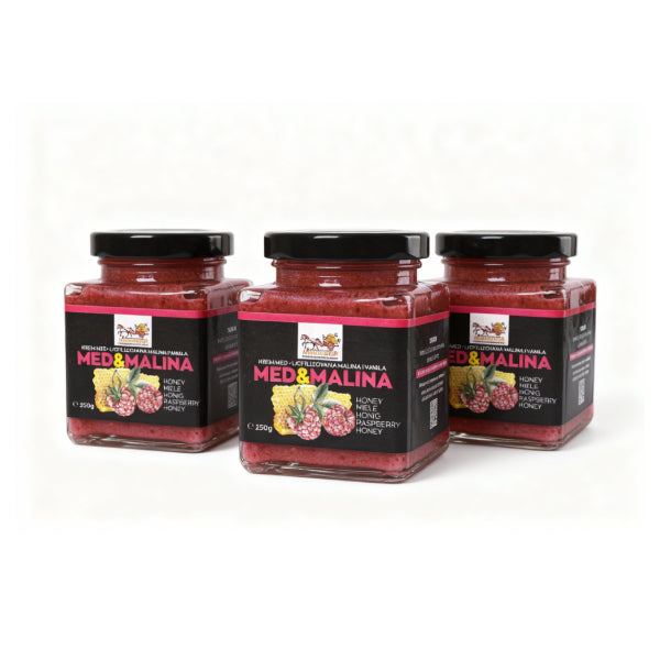 250G MED I MALINA MILOŠEVIĆ Paket (3 Komada)