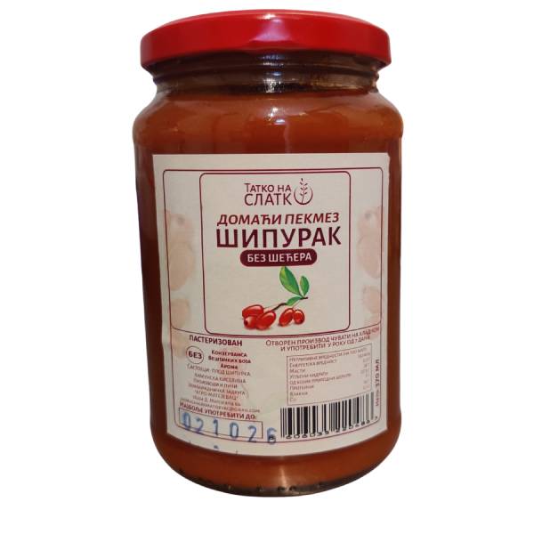 370ML DOMAĆI PEKMEZ OD ŠIPURKA BEZ ŠEĆERA TATKO NA SLATKO