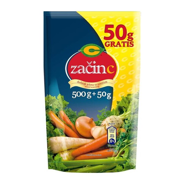 500G C ZACIN +50G GRATIS*