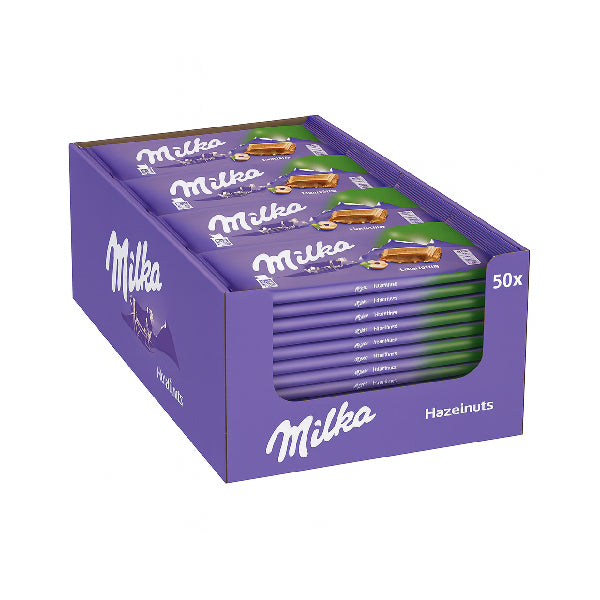 80G MILKA HAZELNUTS Paket (50 Komada)