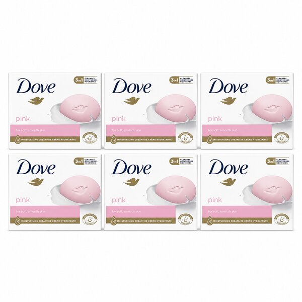 90G DOVE SAPUN PINK PAKET (6 komada)