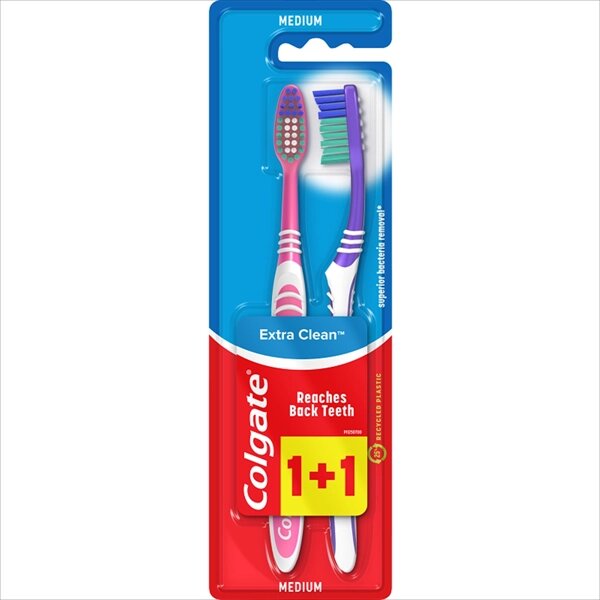 COLGATE CETKICA EXTRA CLEAN 1+1*