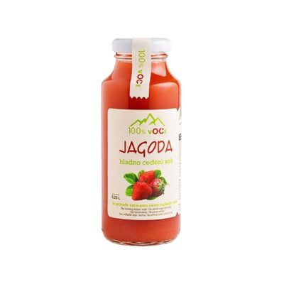 JAGODA 0,25L 100% HLADNO CEĐENI SOK