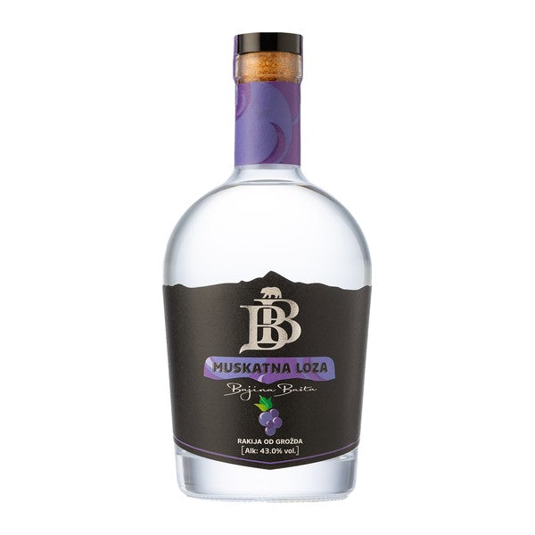 0.7L BB MUSKANTNA LOZA 43% ALC*