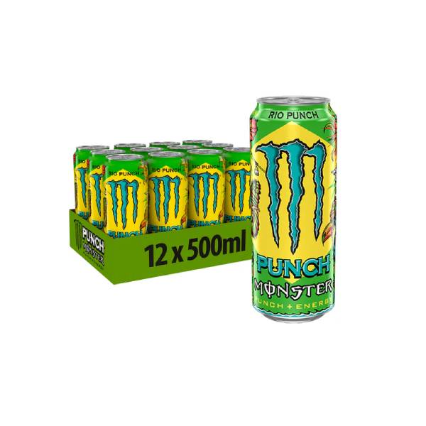 0.5L MONSTER RIO PUNCH PAKET (12 komada)