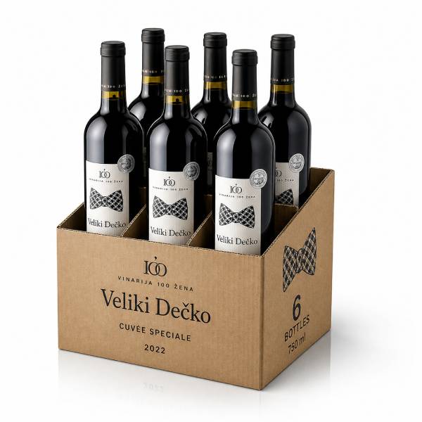 0.75l VELIKI DEČKO KUVE 2022 SELEKCIJA 100 ŽENA PAKET (6 komada)