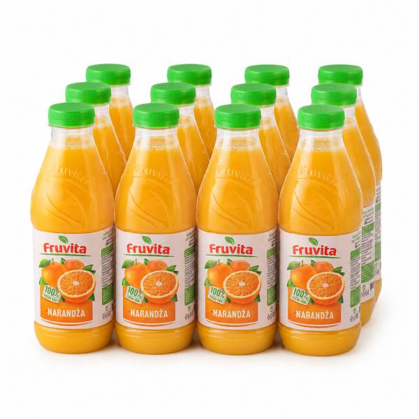 0.8L FRUVITA 100% VOĆNI SOK NARANDZA PET PAKET (12 komada)