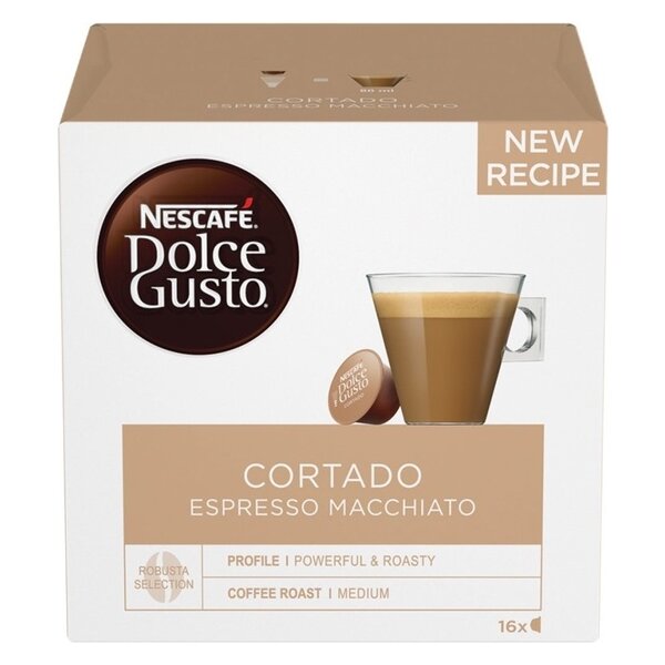100.8G KAPSULE NESCAFE DOLCE GUSTO CORTADO*