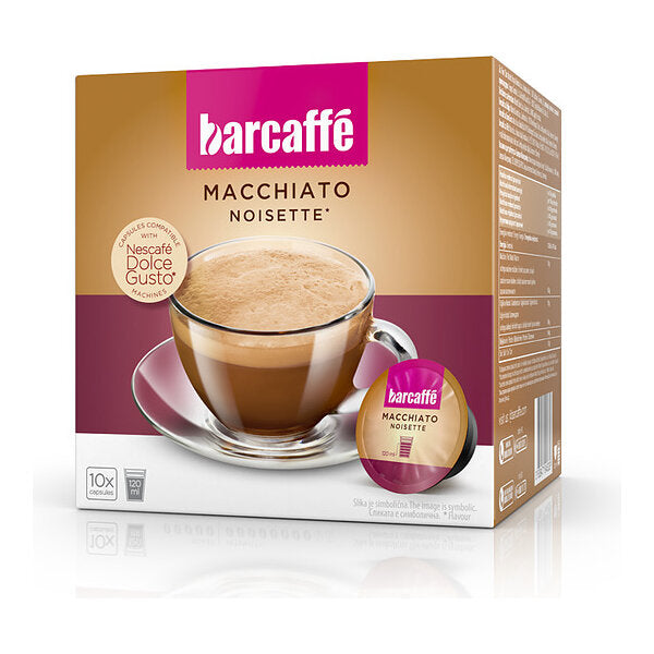 140G BARCAFFE MACCH.NOISETTE DGC KAPSULE*