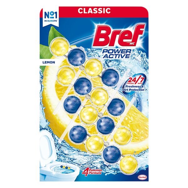 4X50G BREF WC OSVEŽIVAČ LEMON*