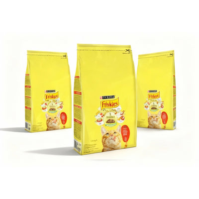 1.5KG FRISKIES HRANA MACE MESO Paket (3 Komada)