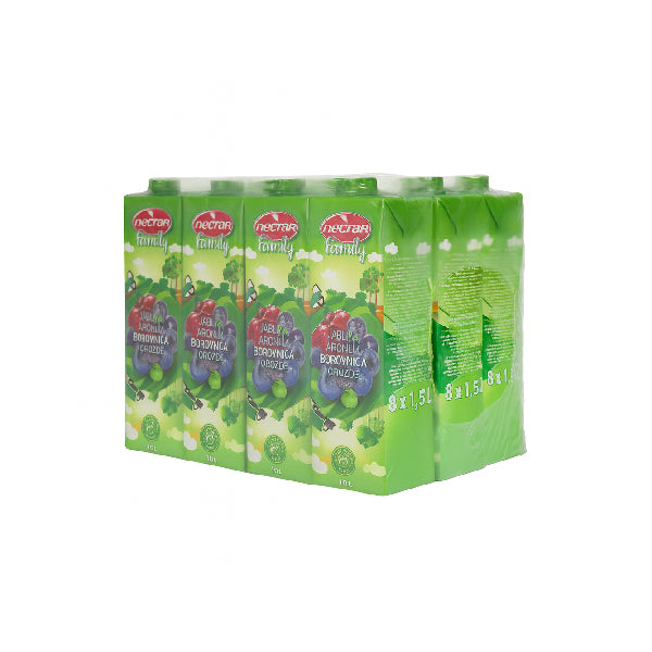 1.5L NECTAR 50% FAMILY BOROVN. Paket (8 Flasa)