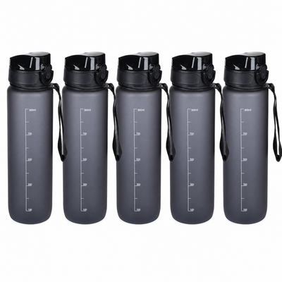 1000ML NUTRIO ARENA SPORTSKA BOCA SIVA PAKET (5 komada)