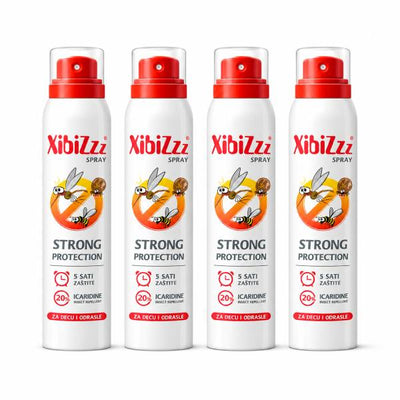 100 ML XIBIZ STRONG PROTECTION IKARIDIN AEROSOL SPREJ PAKET (4 komada)