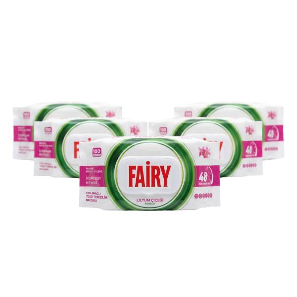 100/1 FAIRY VLAŽNE MARAMICE LILY PAKET (6 komada)