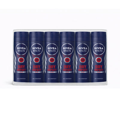 150ML NIVEA MEN DEO DRY IMPACT PAKET (6 komada)