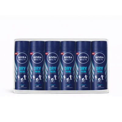 150ML NIVEA MEN DRY FRESH PAKET (6 komada)