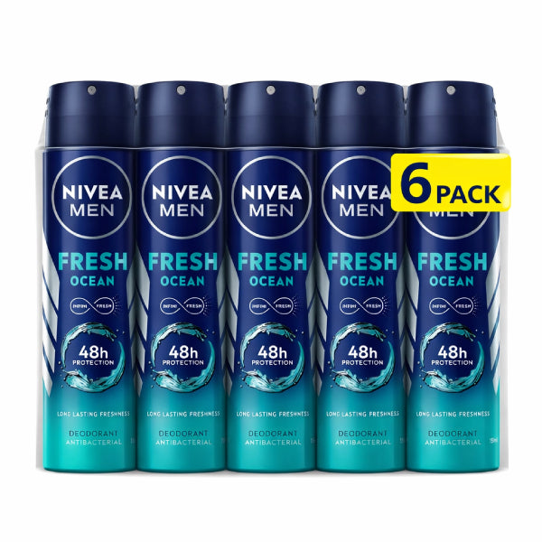 150ML NIVEA MEN FRESH OCEAN PAKET (6 komada)