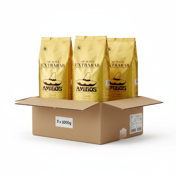 1KG AMIGOS ESPRESSO GOLD QUALITA Paket (3 Komada)