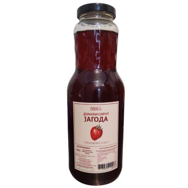 1L  DOMAĆI SIRUP OD JAGODE TATKO NA SLATKO