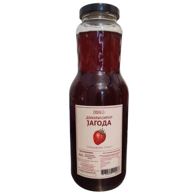 1L  DOMAĆI SIRUP OD JAGODE TATKO NA SLATKO