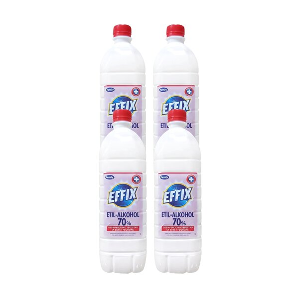 1L EFFIX ETIL ALKOHOL 70% PAKET (4 komada)