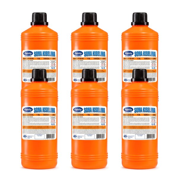 1L FAMILY SONA KISELINA 16-18% PAKET (6 komada)