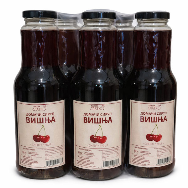 1L SIRUP OD VIŠNJE TATKO NA SLATKO Paket (4 komada)