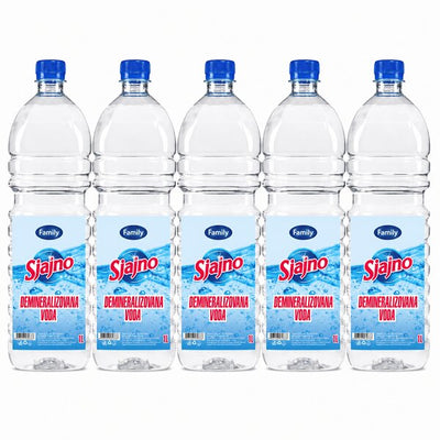 1L SJAJNO DEMINERALIZOVANA VODA PAKET (5 KOMADA)