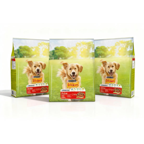 2.4KG FRISKIES HRANA PSI AKTIV Paket (3 Komada)