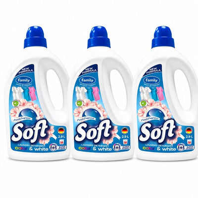 2.9L SOFT TEČNI DETERDŽENT ZA VEŠ COLOR&WHITE PAKET (3 komada)