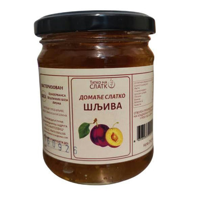 212ML DOMAĆE SLATKO OD ŠLJIVE TATKO NA SLATKO