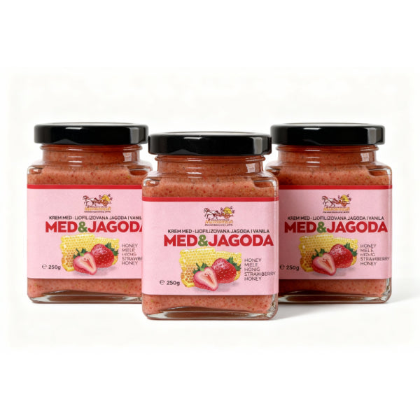 250G MED I JAGODA MILOŠEVIĆ  Paket (3 Komada)